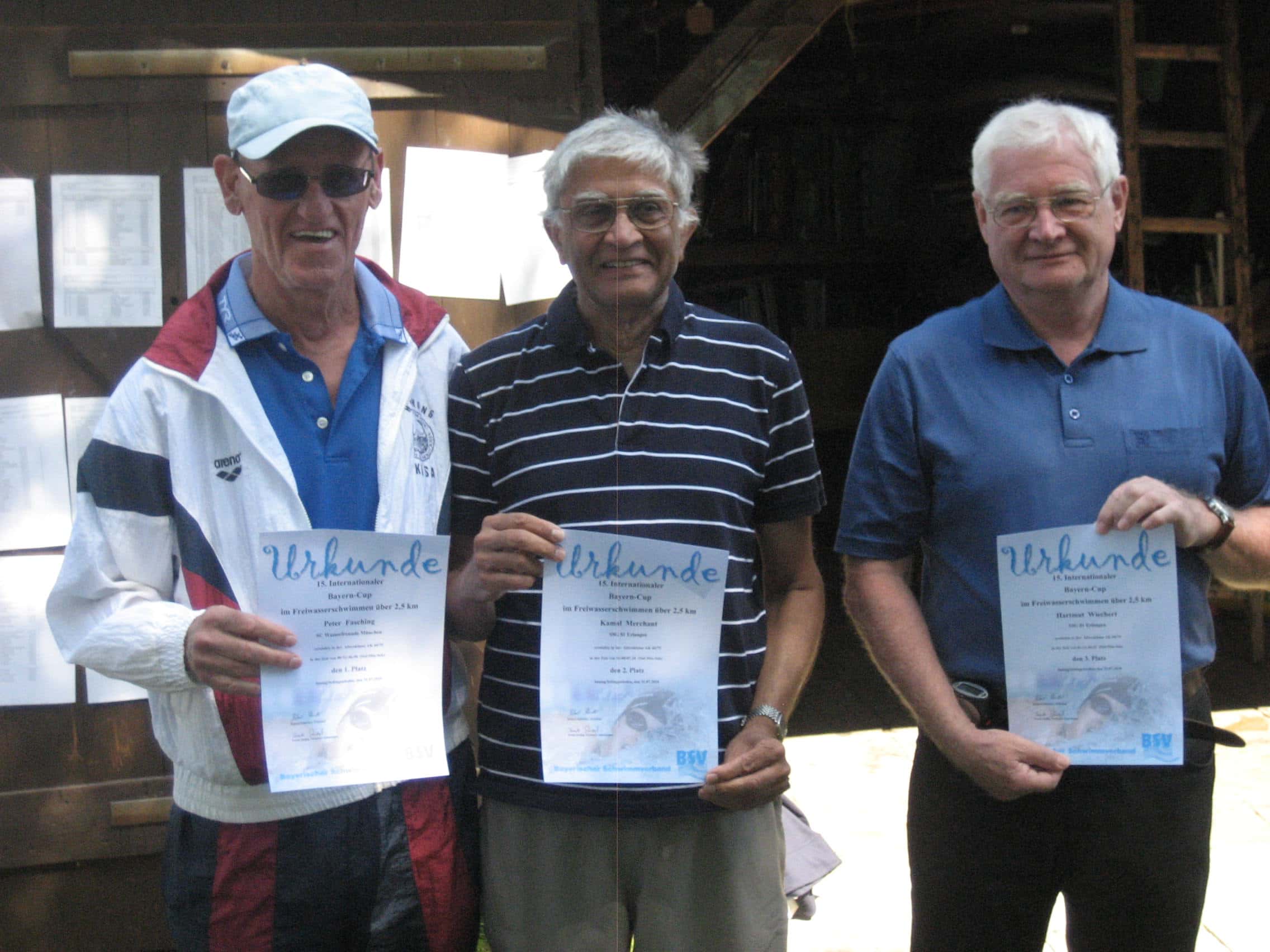 Bayer. Meisterschaften der Masters im Freiwasserschwimmen am 17.07.10 in Ramsberg