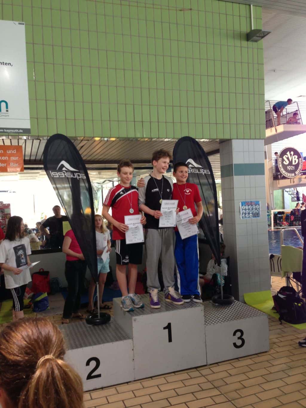 Bayer. Meisterschaft mit Schwimm-Mehrkampf in Bayreuth am 12./14.04.13