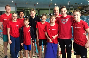 Foto mit dem Wettkampfteam