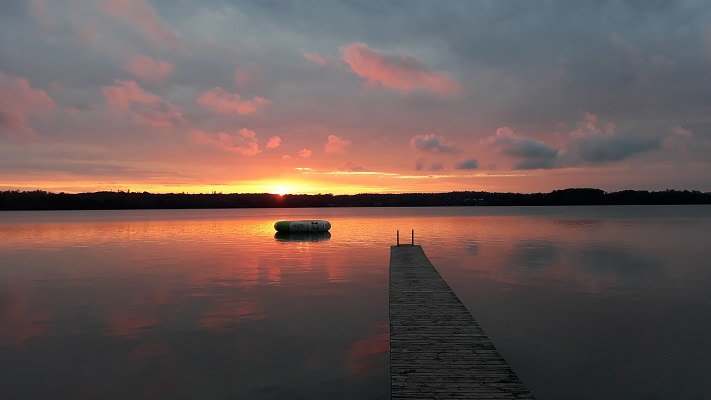 Sonnenuntergang am Wörthsee
