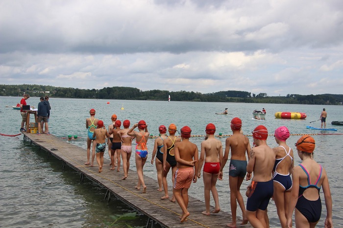 Bild vom Start Überseeschwimmen