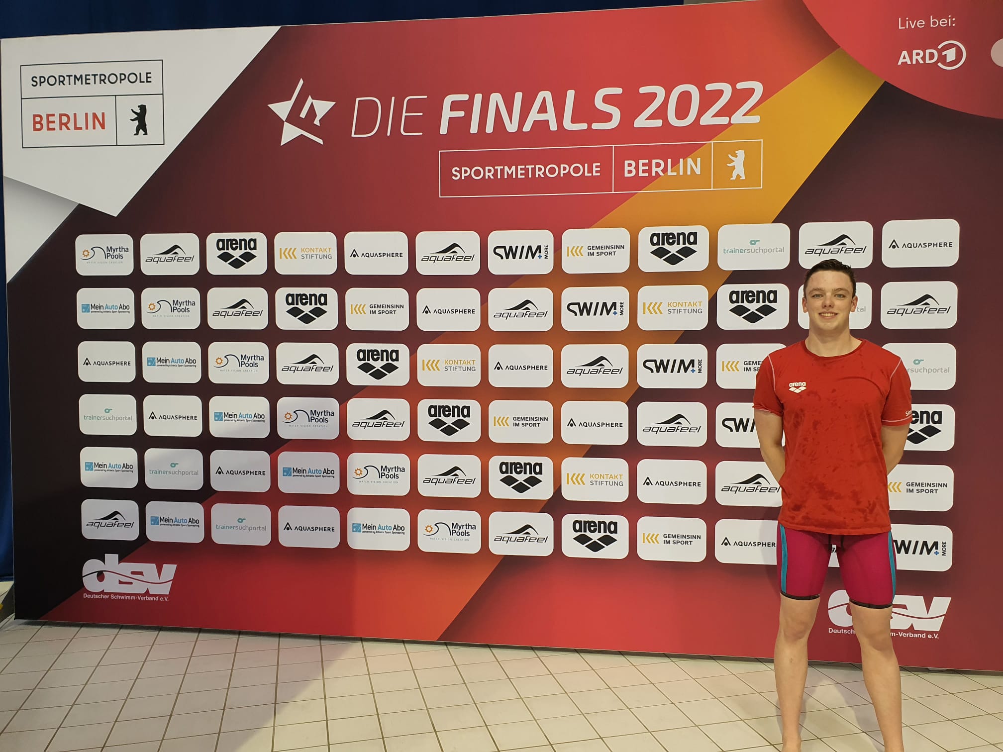Schwimmer bei den Finals in Berlin