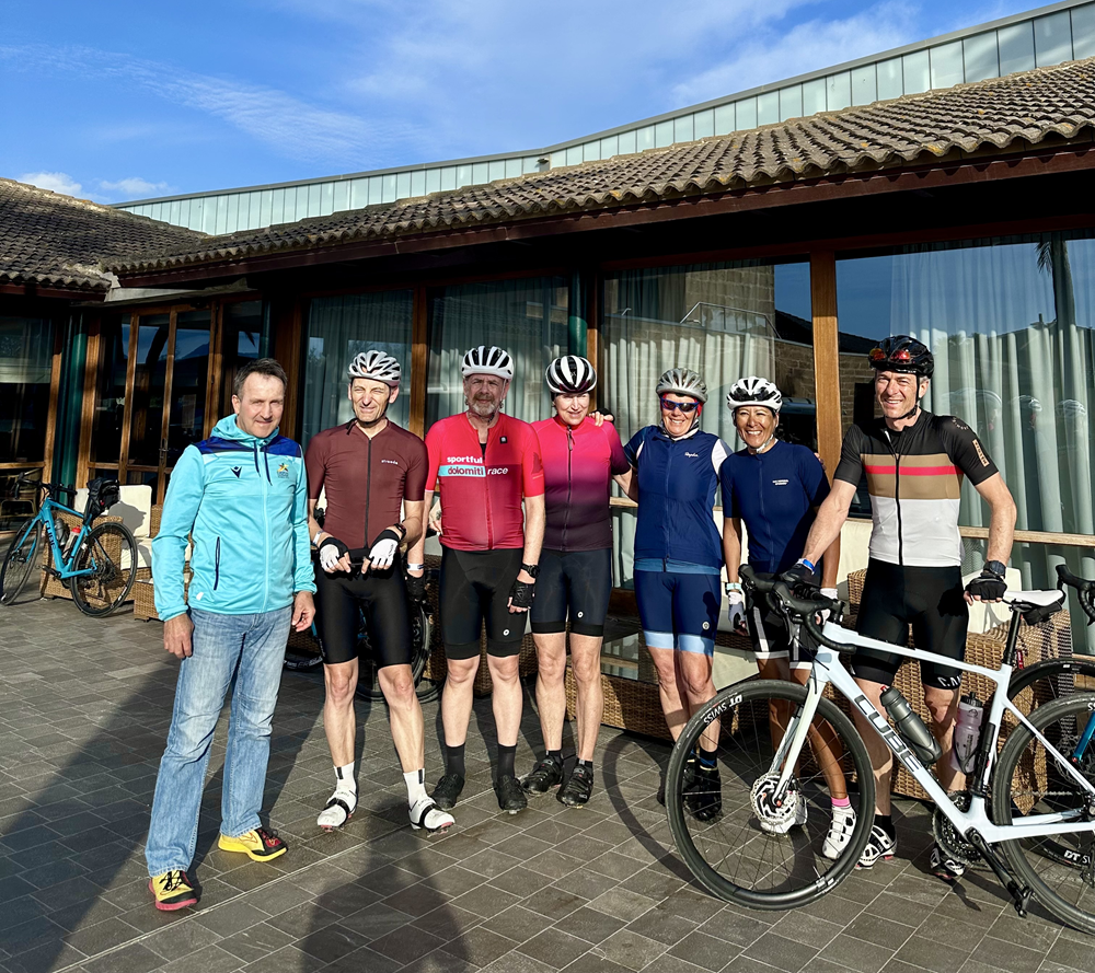 Gruppenbild Triathleten auf Mallorca