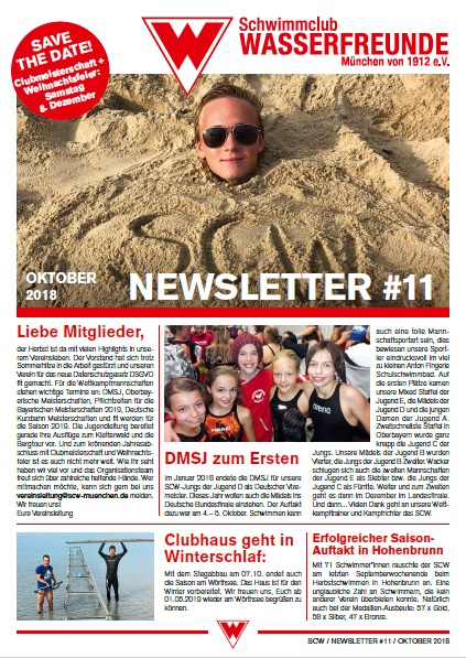 Newsletter 11 – Titelseite