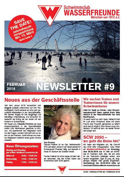 Newsletter 9 – Titelseite